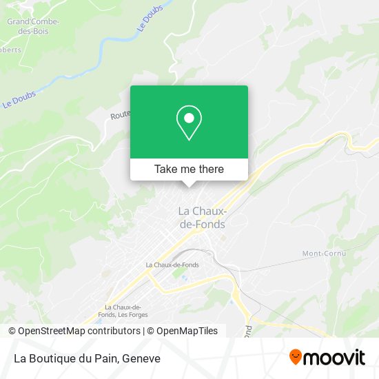 La Boutique du Pain map