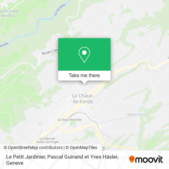 Le Petit Jardinier, Pascal Guinand et Yves Häsler map