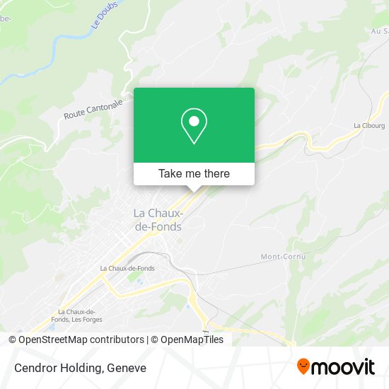 Cendror Holding map