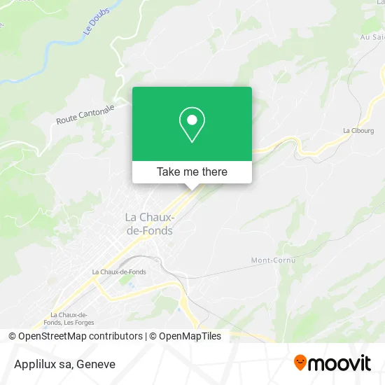 Applilux sa map