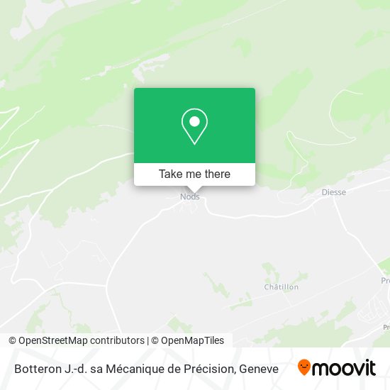 Botteron J.-d. sa Mécanique de Précision map