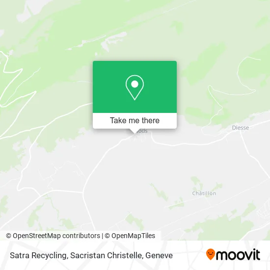 Satra Recycling, Sacristan Christelle map