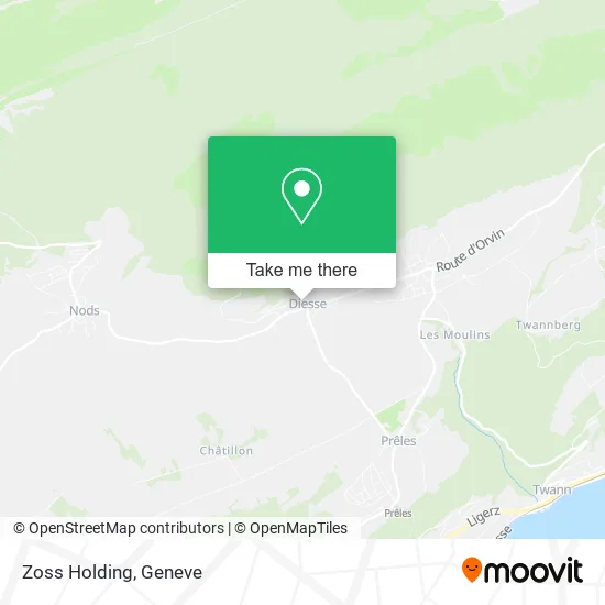 Zoss Holding map
