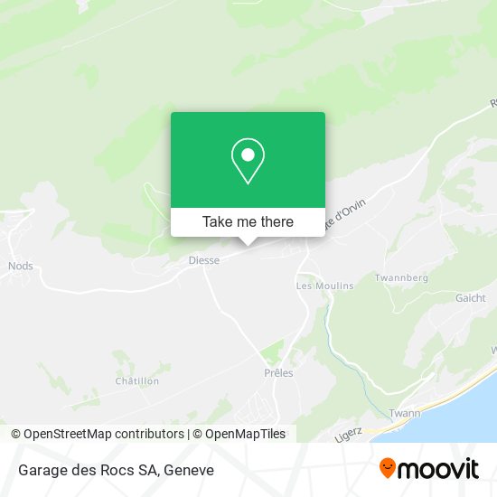 Garage des Rocs SA map