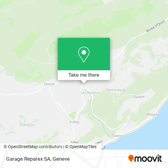 Garage Reparex SA map