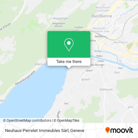 Neuhaus-Perrelet Immeubles Sàrl map