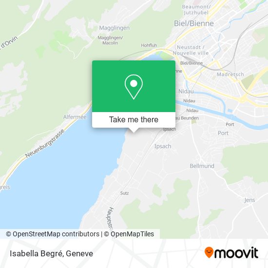 Isabella Begré map