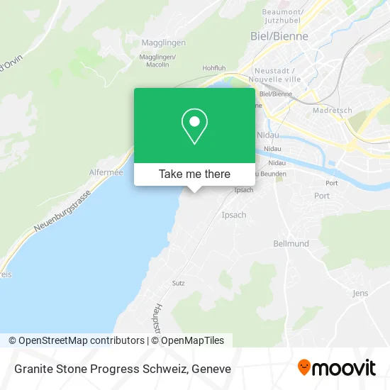 Granite Stone Progress Schweiz map