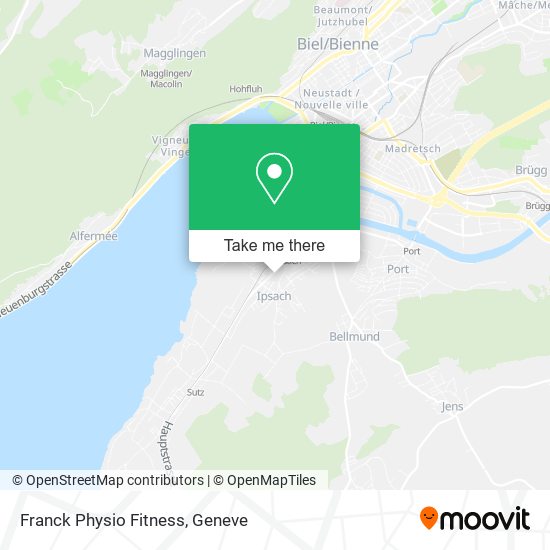 Franck Physio Fitness map