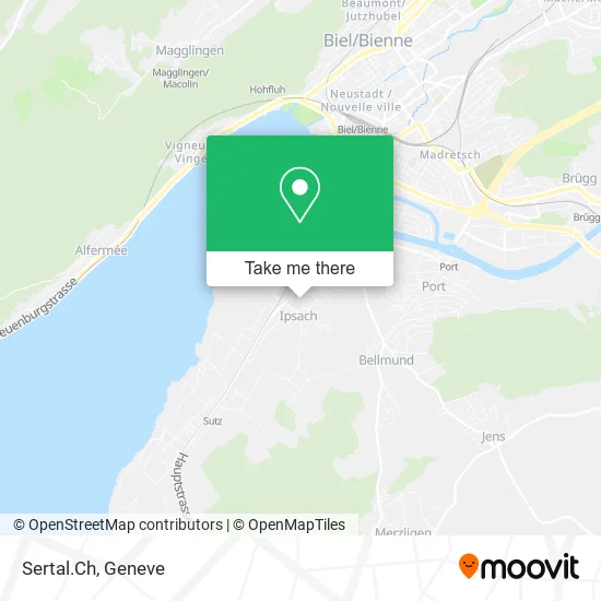Sertal.Ch map