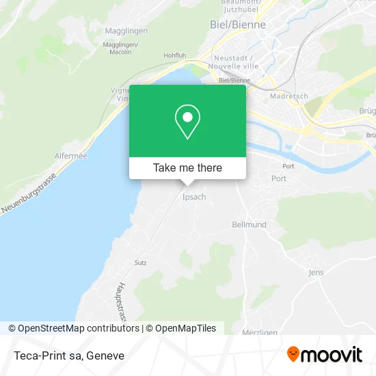 Teca-Print sa map