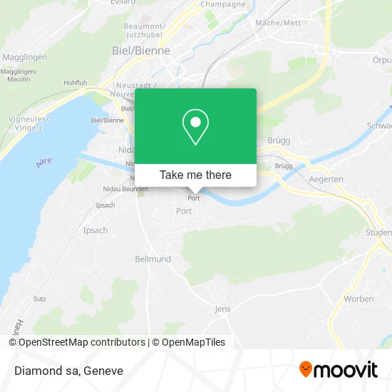 Diamond sa map