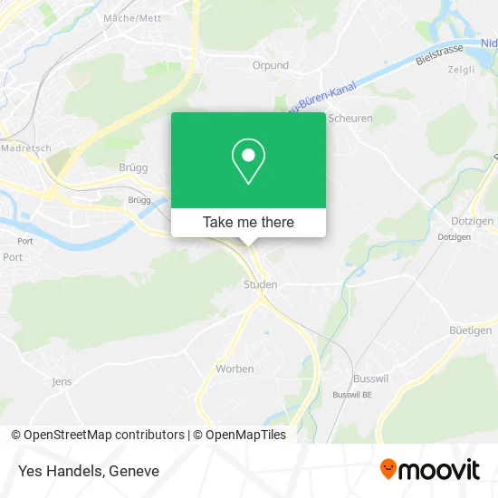 Yes Handels map