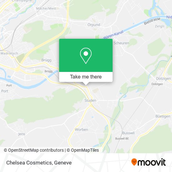 Chelsea Cosmetics map