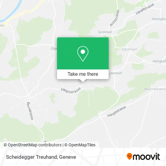 Scheidegger Treuhand map