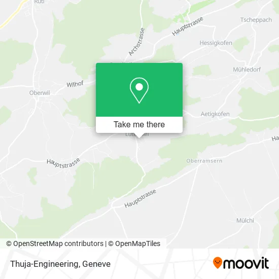 Thuja-Engineering map