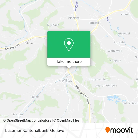 Luzerner Kantonalbank map