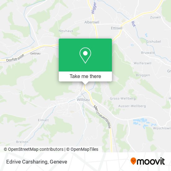 Edrive Carsharing map