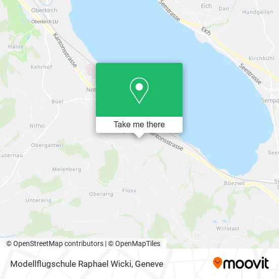 Modellflugschule Raphael Wicki map