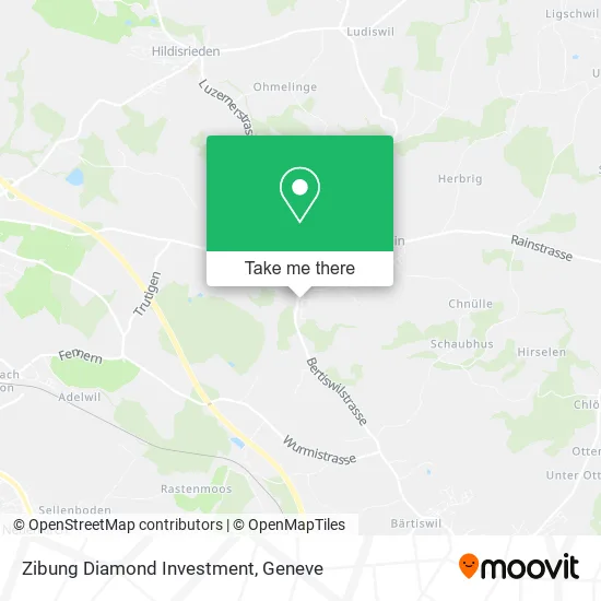 Zibung Diamond Investment map