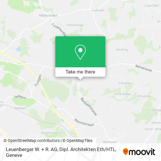 Leuenberger W. + R. AG, Dipl. Architekten Eth / HTL map