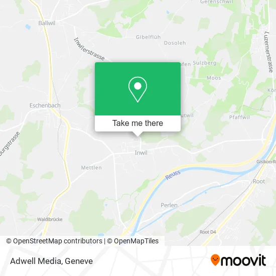 Adwell Media map