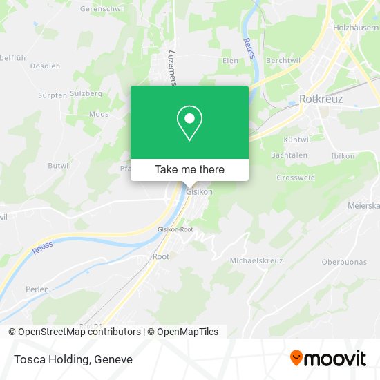 Tosca Holding map