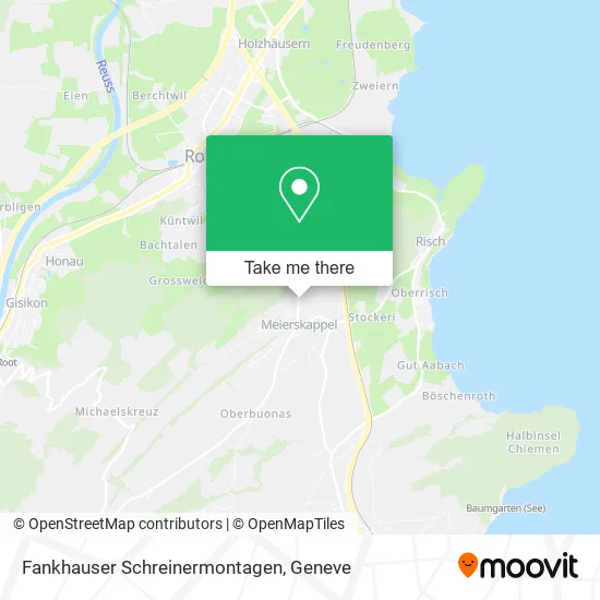 Fankhauser Schreinermontagen map