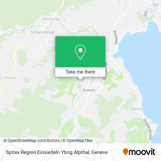 Spitex Region Einsiedeln Ybrig Alpthal map