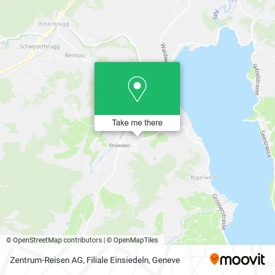 Zentrum-Reisen AG, Filiale Einsiedeln plan