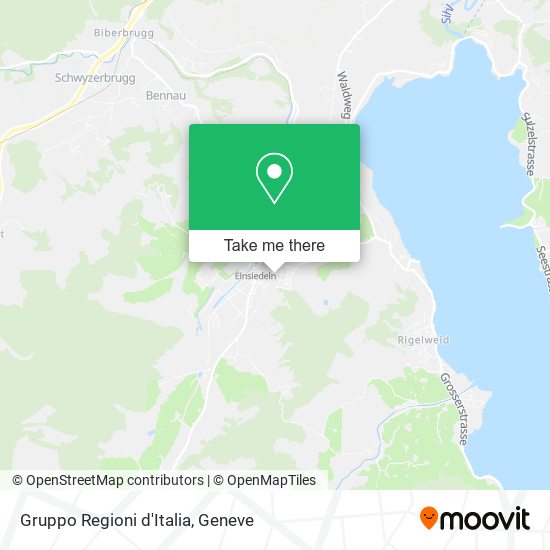 Gruppo Regioni d'Italia map