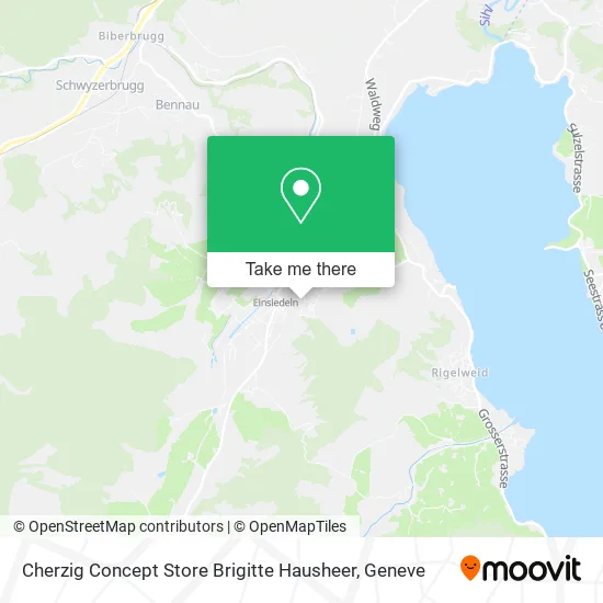 Cherzig Concept Store Brigitte Hausheer map