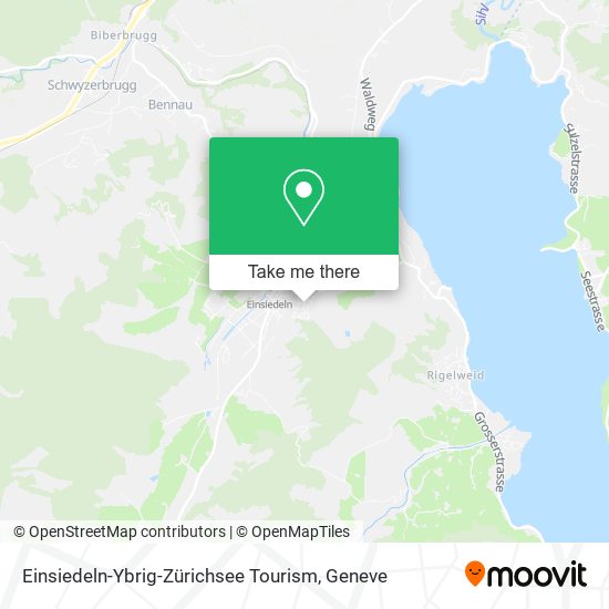 Einsiedeln-Ybrig-Zürichsee Tourism map