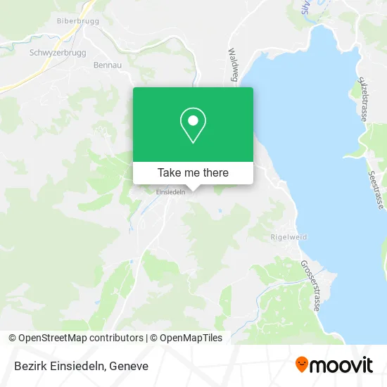 Bezirk Einsiedeln map
