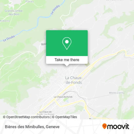 Bières des Minibulles plan