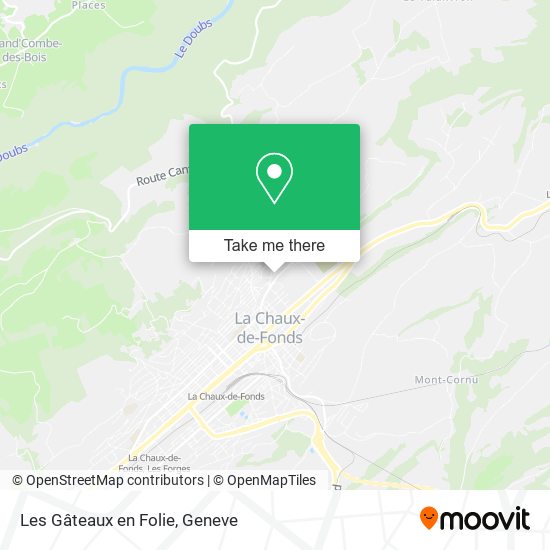 Les Gâteaux en Folie map