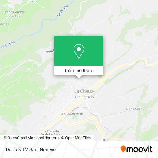 Dubois TV Sàrl map