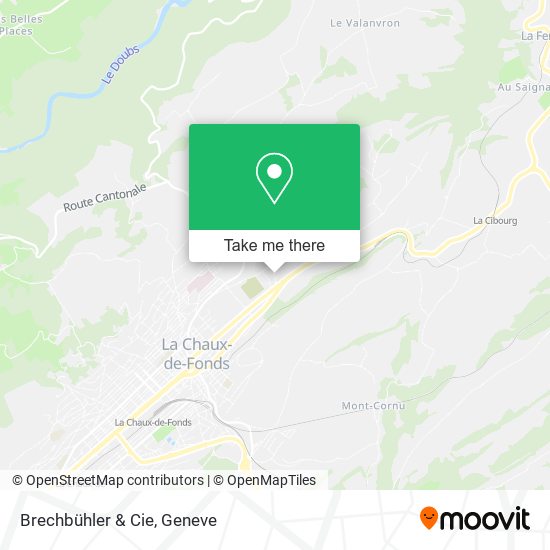 Brechbühler & Cie map