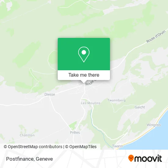 Postfinance map