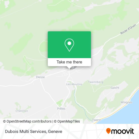 Dubois Multi Services map