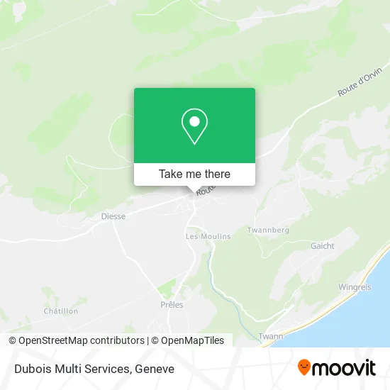 Dubois Multi Services map