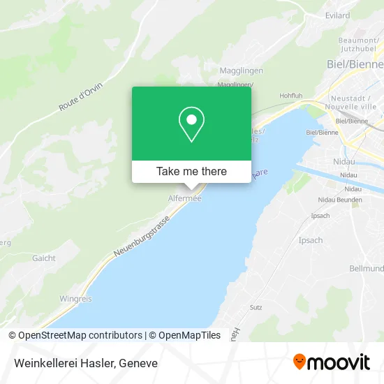 Weinkellerei Hasler map