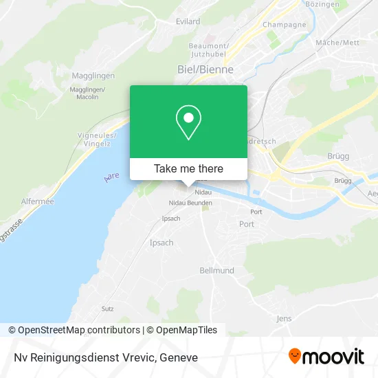 Nv Reinigungsdienst Vrevic map