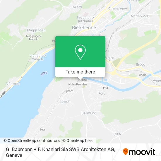 G. Baumann + F. Khanlari Sia SWB Architekten AG map