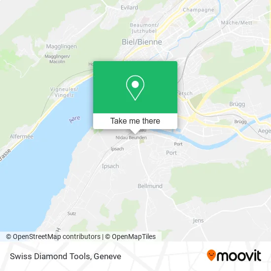 Swiss Diamond Tools map