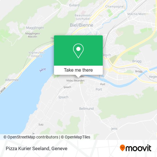 Pizza Kurier Seeland map