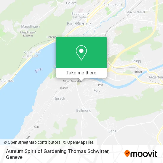 Aureum Spirit of Gardening Thomas Schwitter map