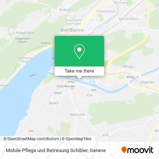 Mobile Pflege und Betreuung Schibler map