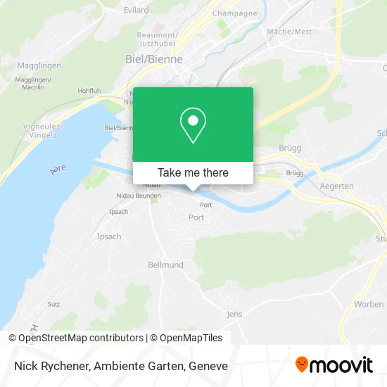 Nick Rychener, Ambiente Garten map