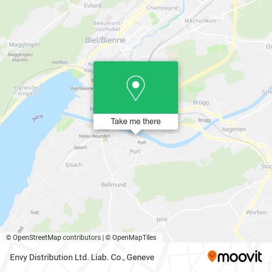 Envy Distribution Ltd. Liab. Co. map